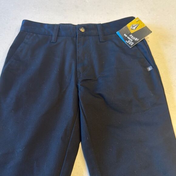 Volcom Black Pants kids big youth size 25 new with tags. - Picture 1 of 8